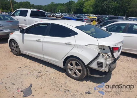 2013 Hyundai Elantra Gls from USA, damaged, VIN 5NPDH4AE4DH392565